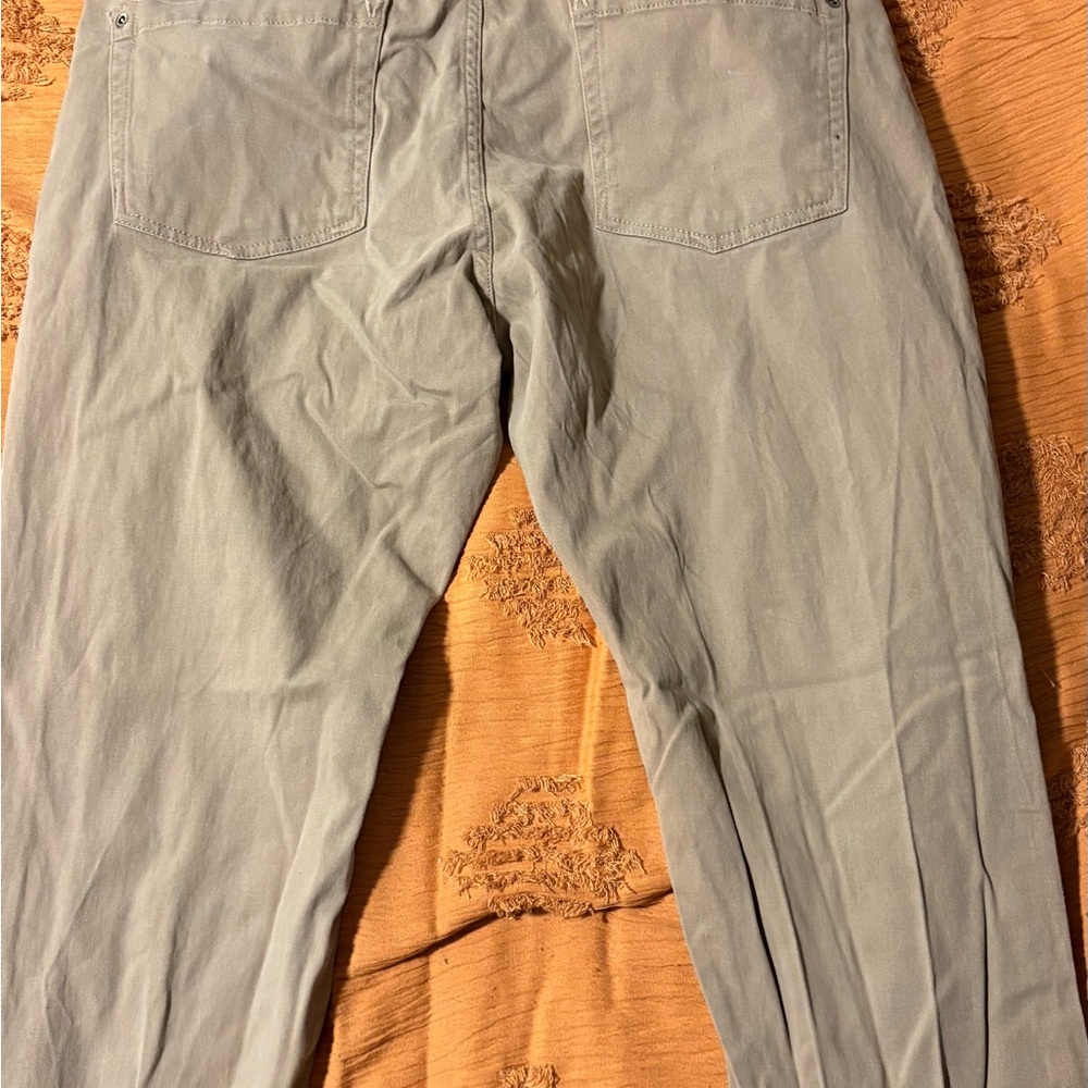 RVCA Gray Chinos Straight-Leg Casual Pants